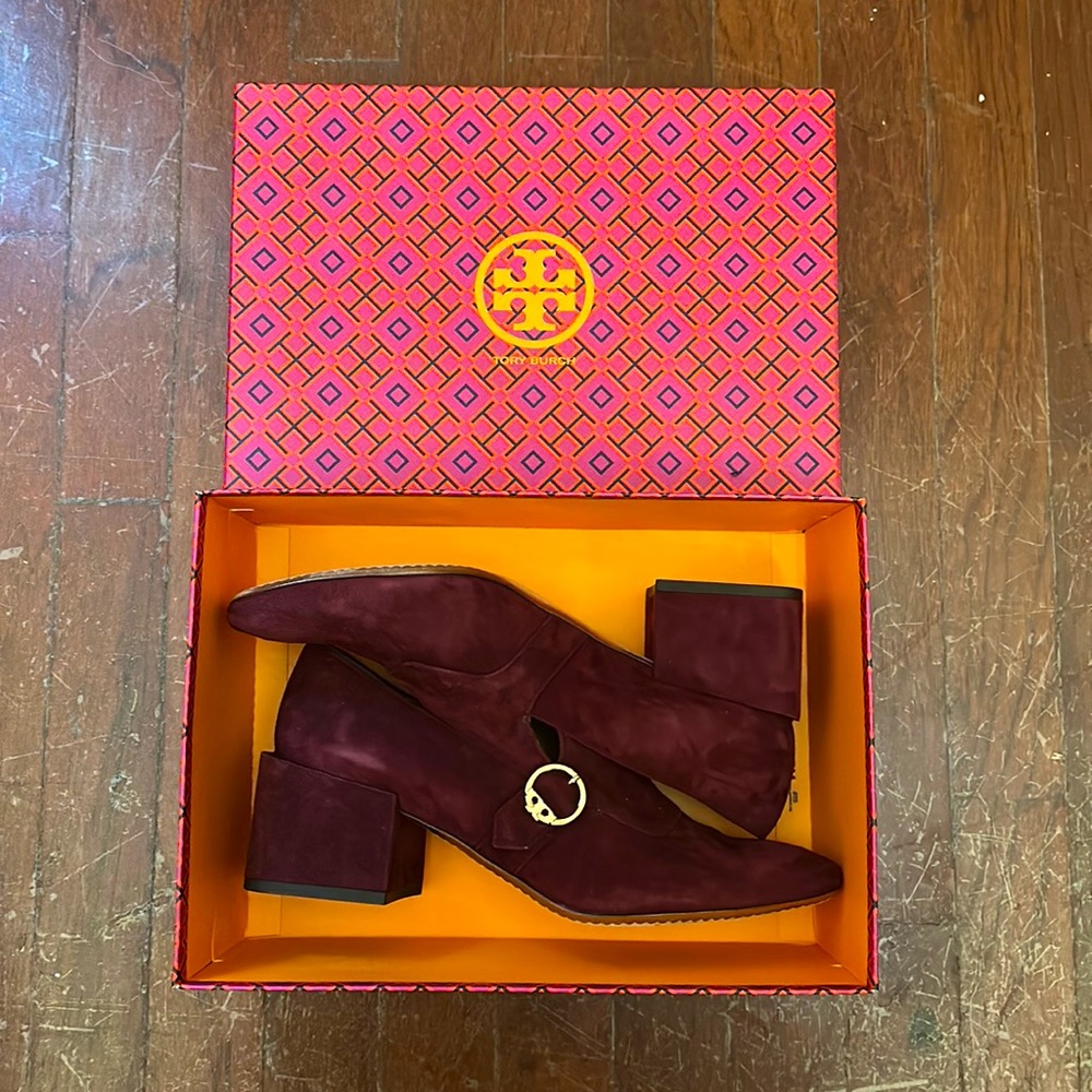 Tory Burch Burgundy/Deep Purple Shoes